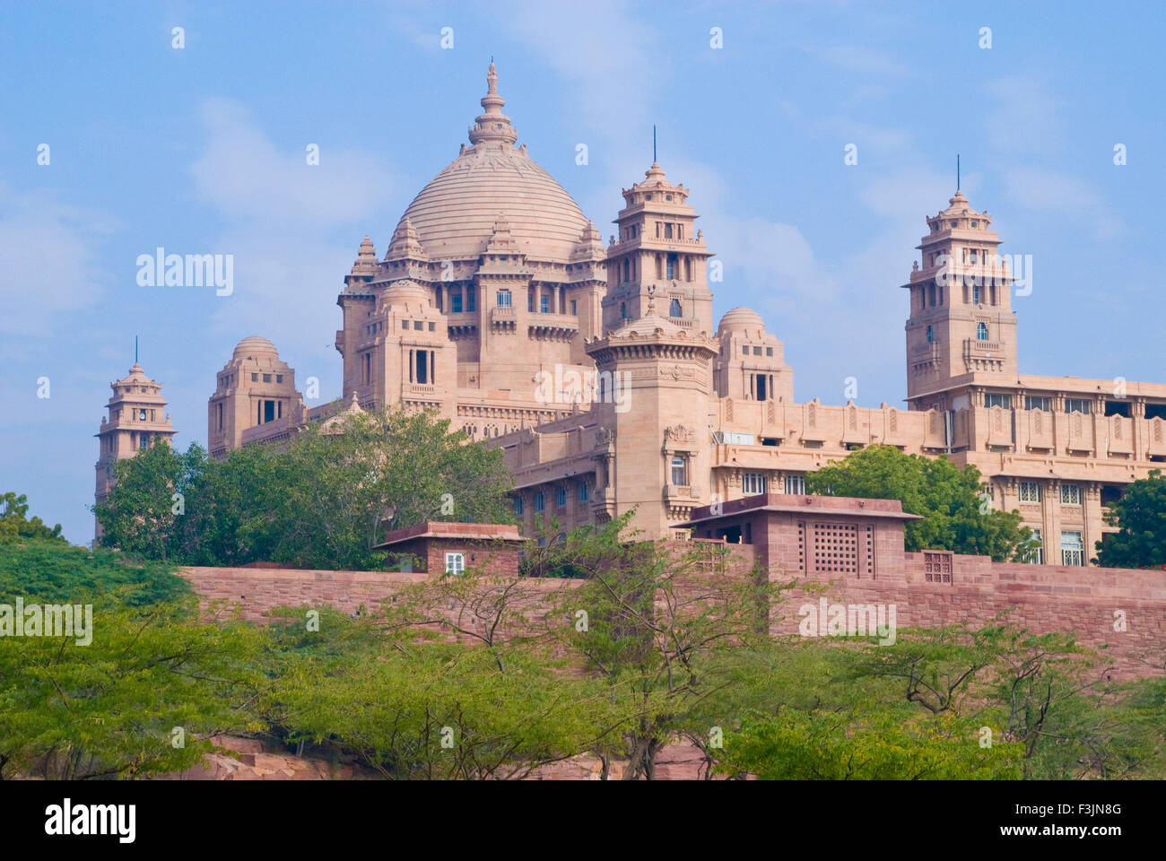 Umaid Bhawan Palace, Ummaid Palace Hotel à Jodhpur ; Rajasthan ; Inde ; Asie Banque D'Images