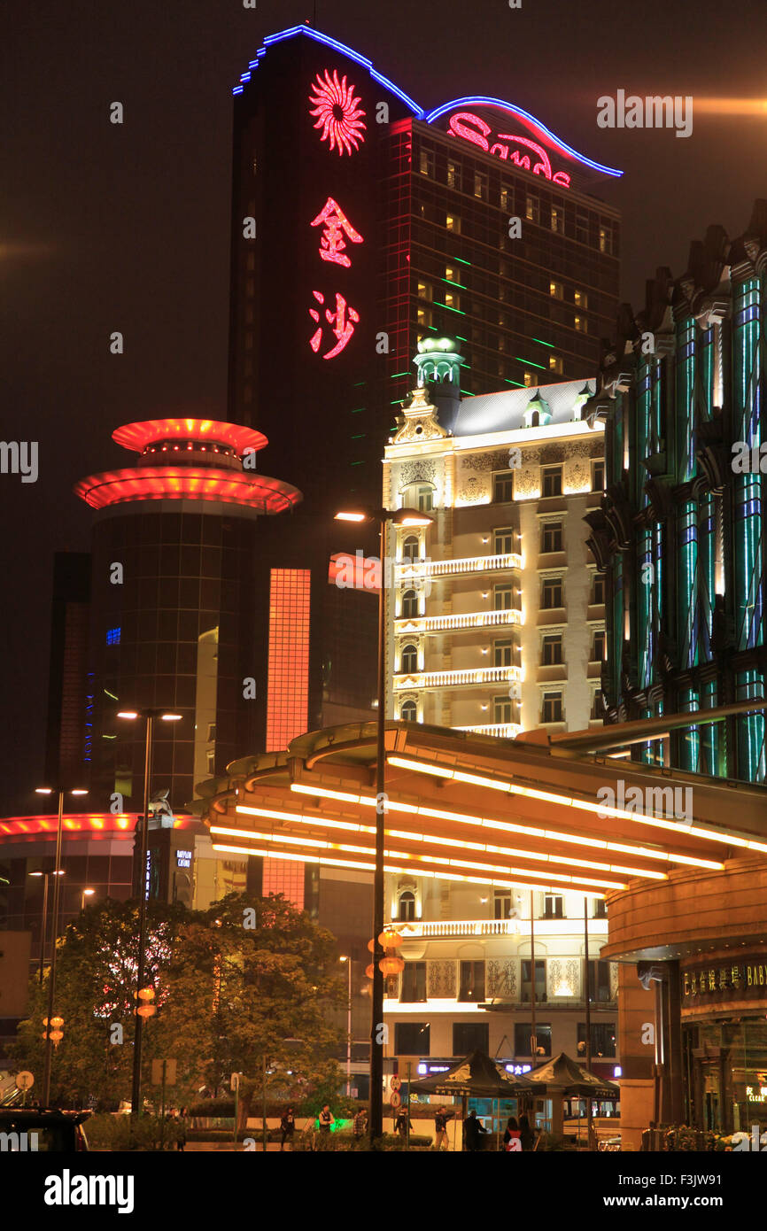 La Chine, Macao, Sands Casino, l'hôtel Harbourview, Banque D'Images