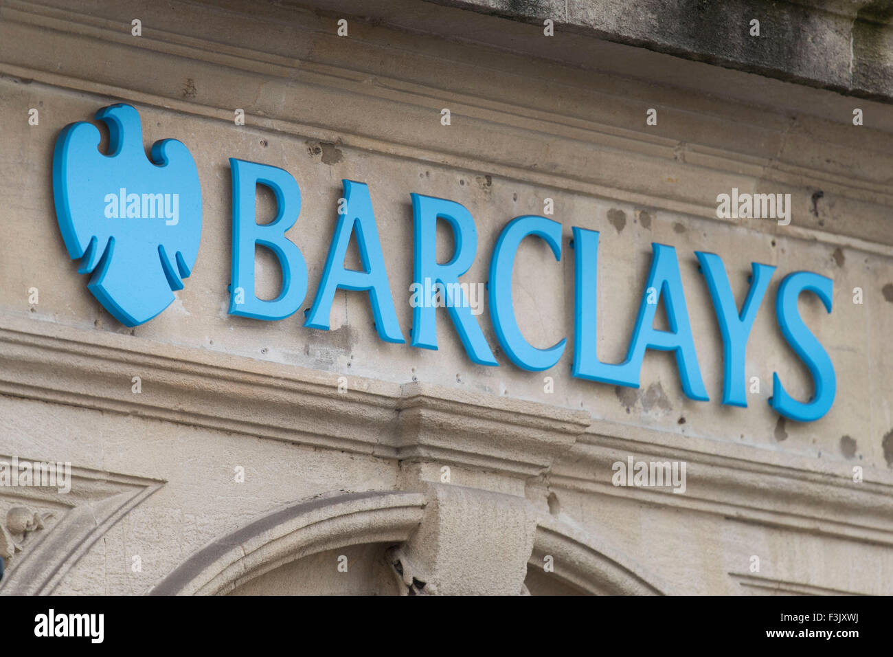 Logo signe de la Barclays Bank. Banque D'Images