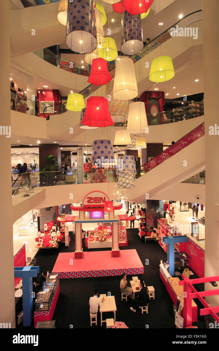 Thaïlande, Bangkok, Central World, shopping mall, de l'intérieur, Banque D'Images