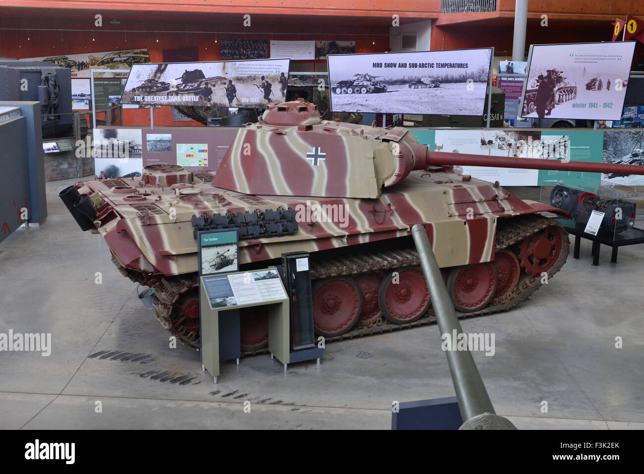 Un réservoir à l'Bovington Tank Museum à Bovington Banque D'Images