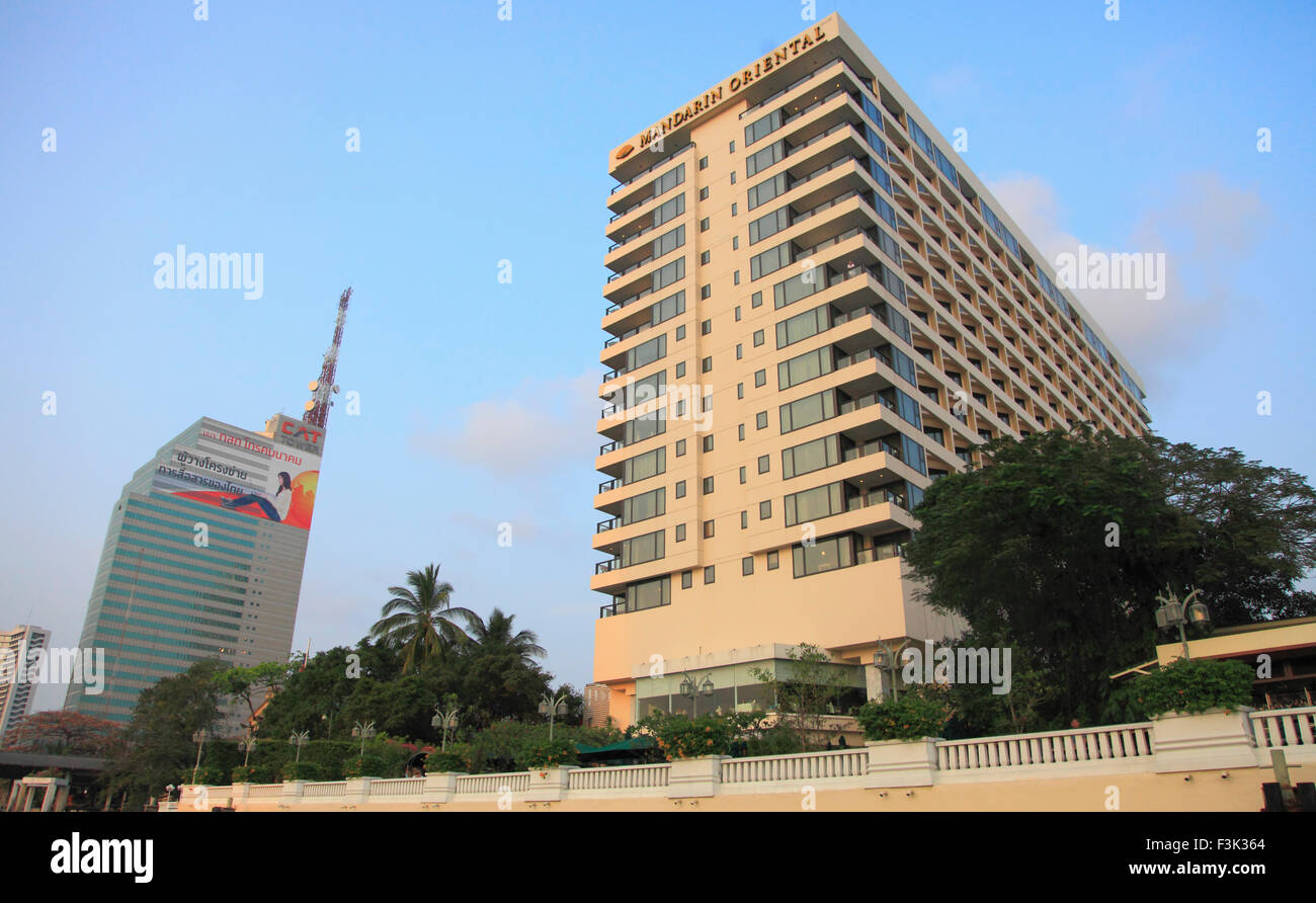 Thaïlande, Bangkok, Oriental Hotel, CAT Tower, Banque D'Images