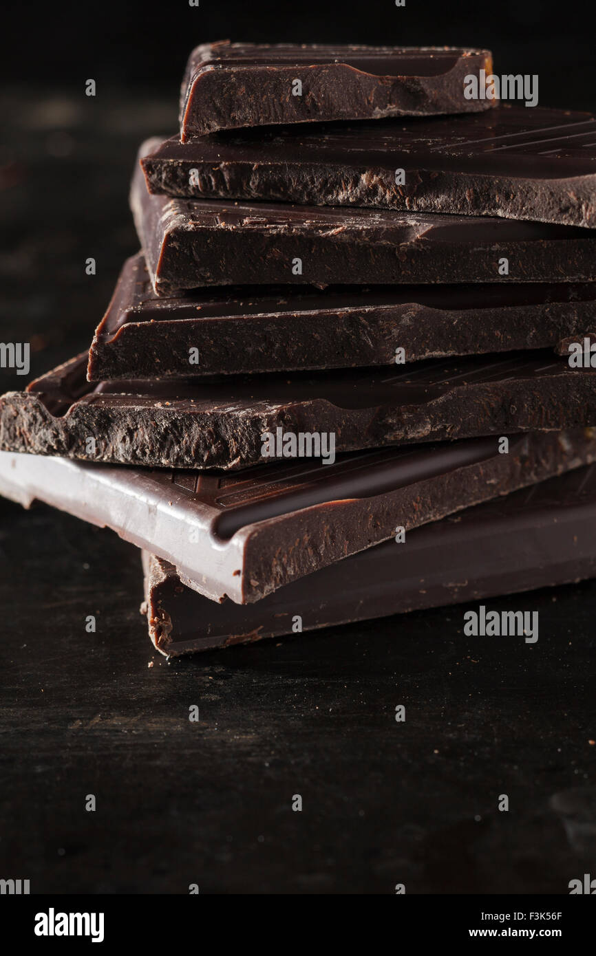 Chocolat noir Banque D'Images