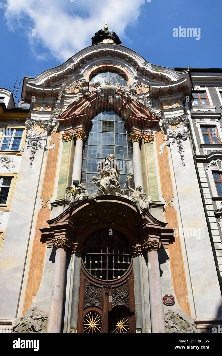 Église ASAMKIRCHE église dans un style rococo à Munich, Allemagne, Banque D'Images