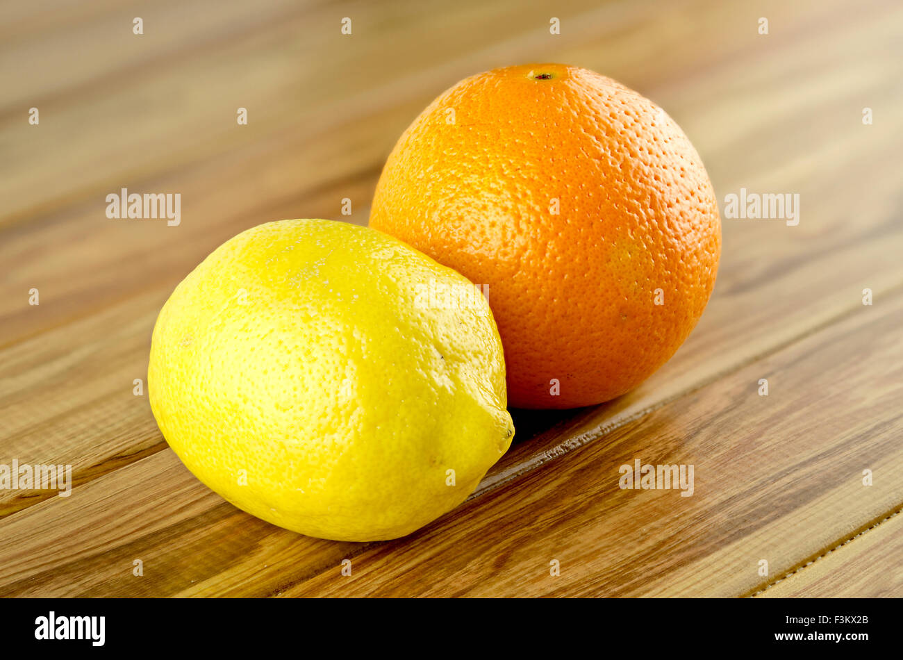 Orange et agrumes citron Banque D'Images