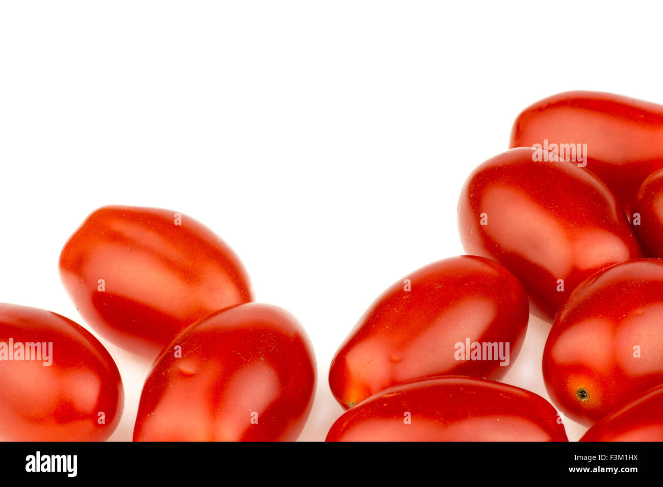 Macro fond texture des fruits rouges tomates cerise raisin australien Banque D'Images