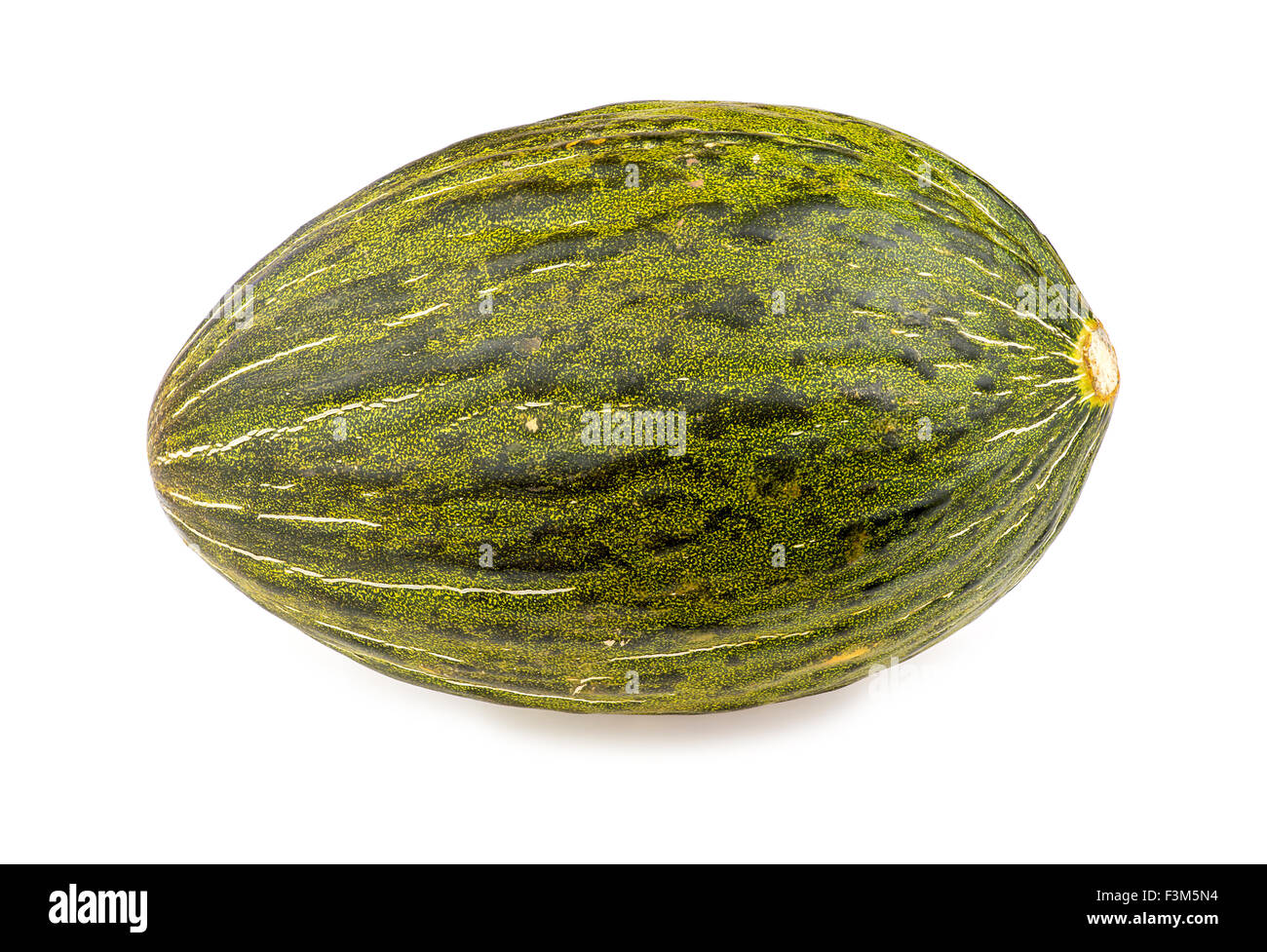 Melon de Noël isolated on white Banque D'Images