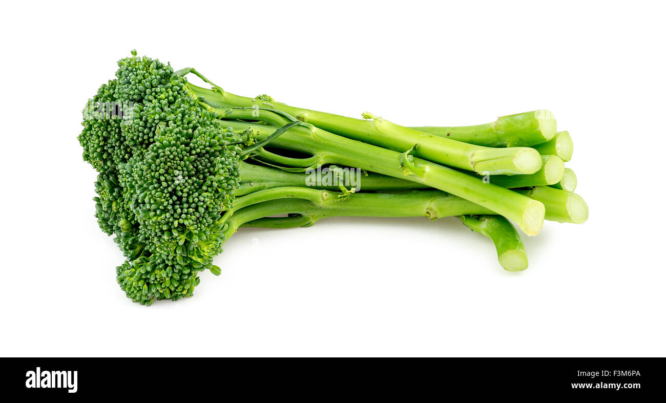 Le brocoli bébé Broccolini Banque D'Images