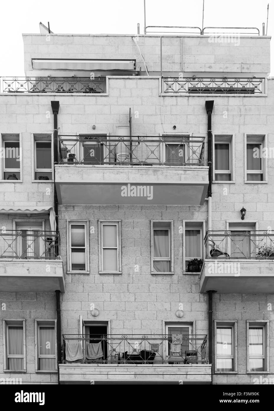 Une promenade à Tel Aviv, Israël Banque D'Images