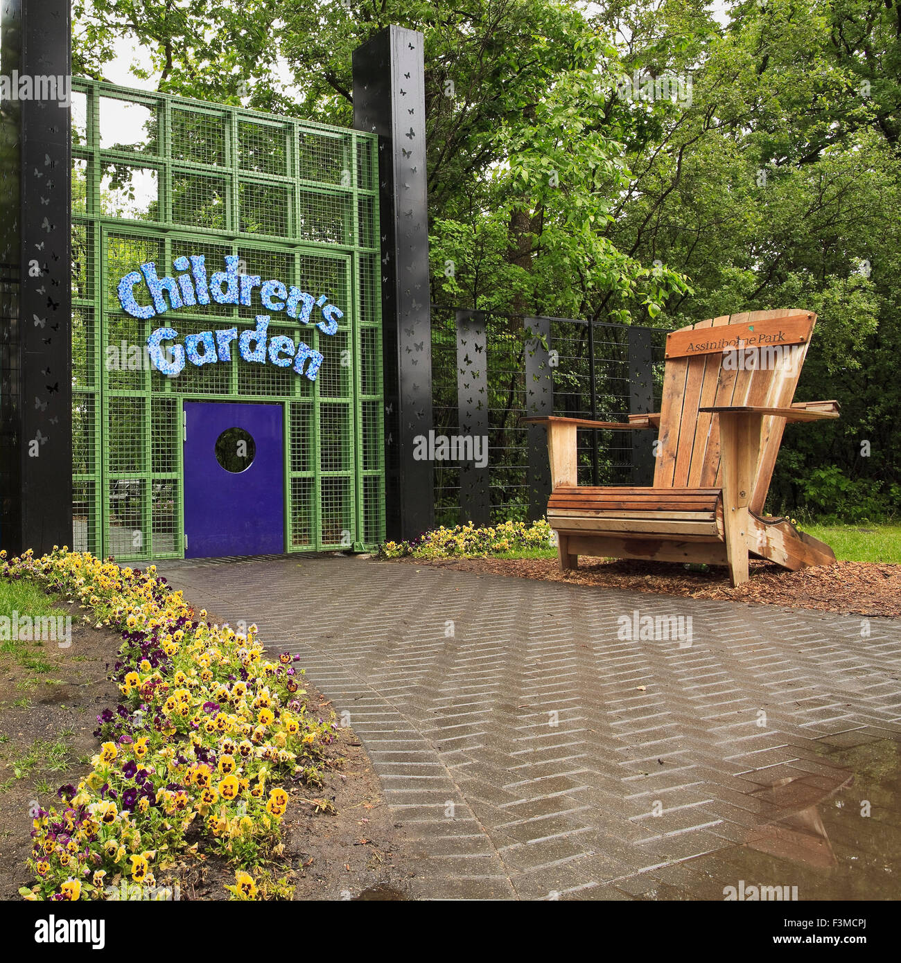 Canada,Parc Assiniboine,Jardin d'enfants Banque D'Images