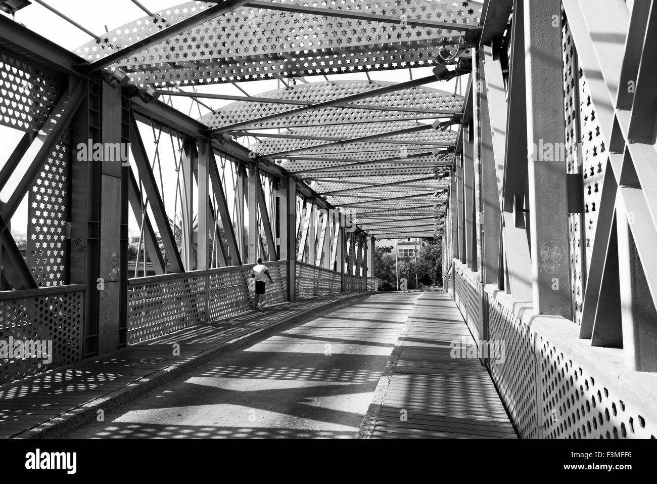 Une promenade à Tel Aviv, Israël Banque D'Images