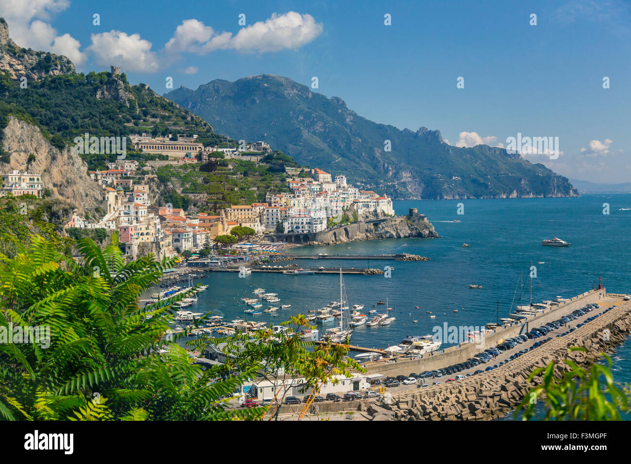 Harbour Resort,Italie,Montagne,,Côte Amalfitaine Banque D'Images