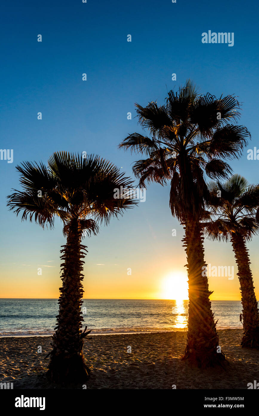 Doheny Beach Sunset Banque D'Images