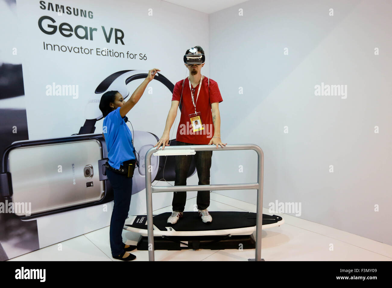 Sao Paulo, Brésil. 05Th Oct, 2015. Les visiteurs au Brésil Game Show, le plus grand salon de jeux en Amérique latine, à l'Expo Center Norte, dans le nord de São Paulo. © Vanessa Carvalho/Brazill Photo Presse/Pacific Press/Alamy Live News Banque D'Images