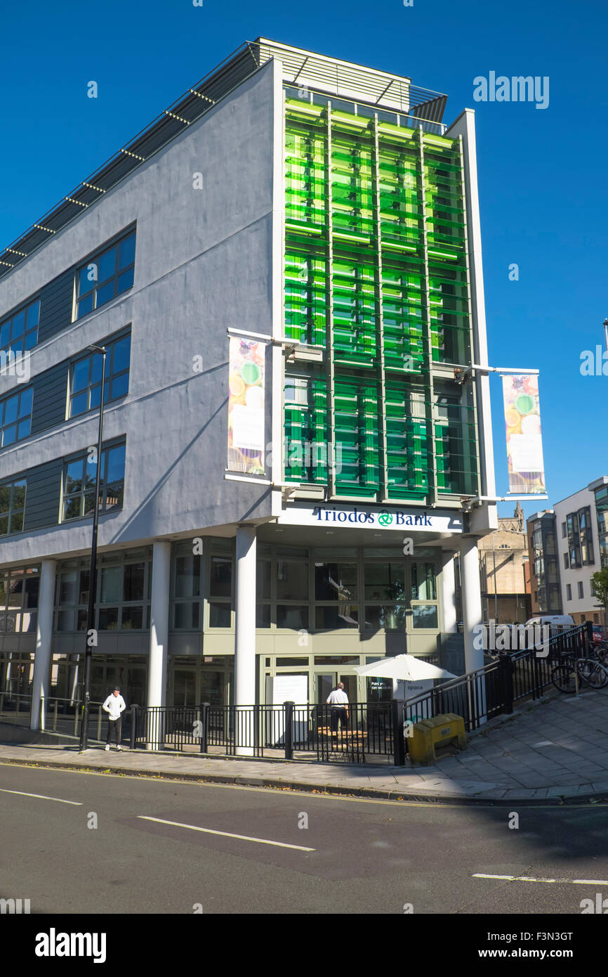 Le centre-ville de Bristol England UK Triodus Bank Banque D'Images