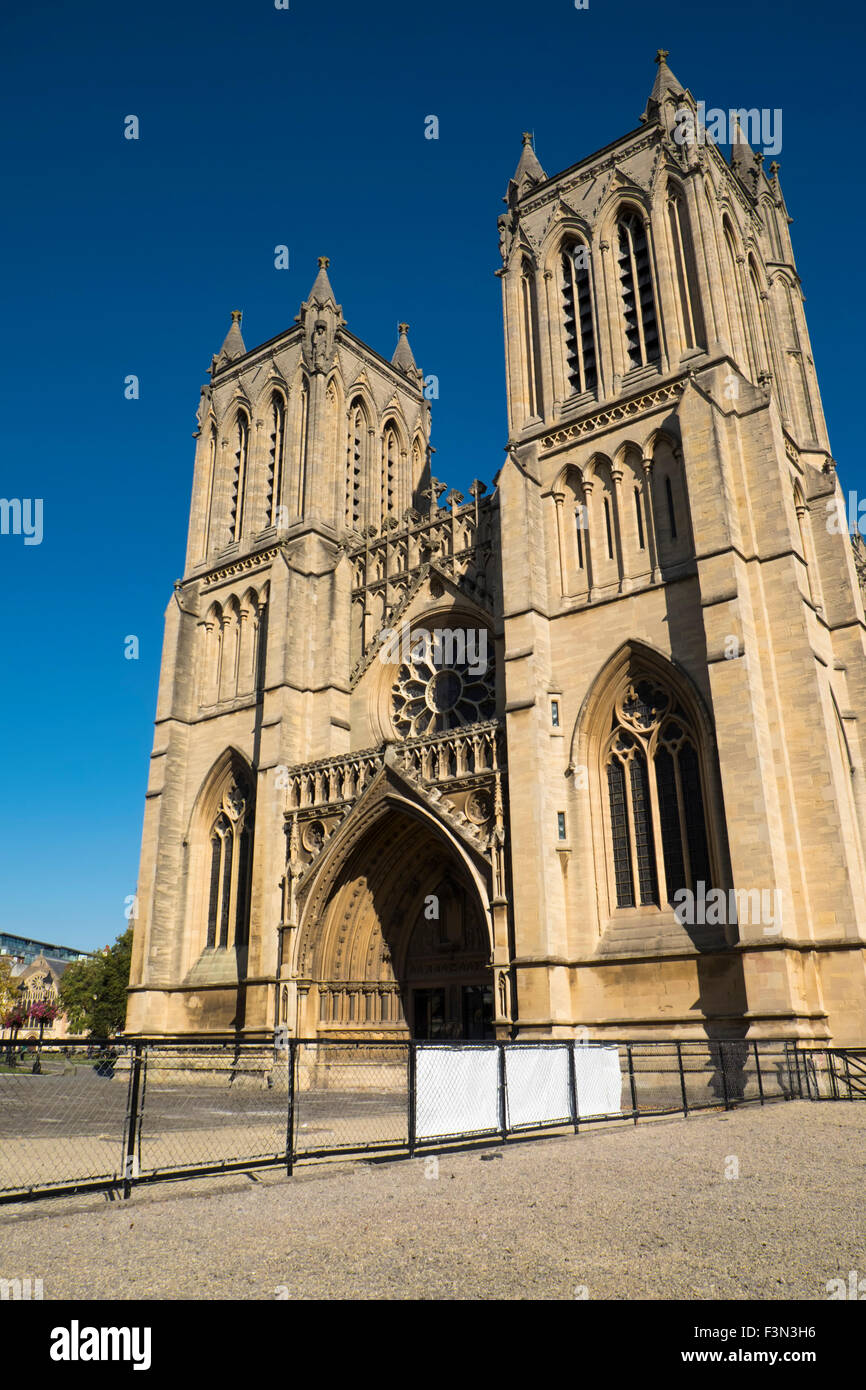 Le centre-ville de Bristol England UK La cathédrale de Bristol Banque D'Images