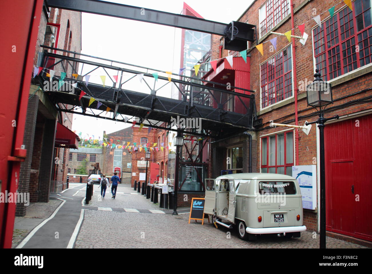 L'entrée de Kelham Island Museum à Sheffield, South Yorkshire, Angleterre Royaume-uni - 2015 Banque D'Images