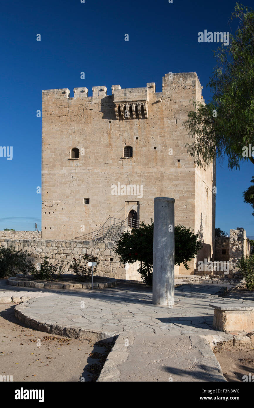 Château de colosse, près de Limassol, à Chypre Banque D'Images