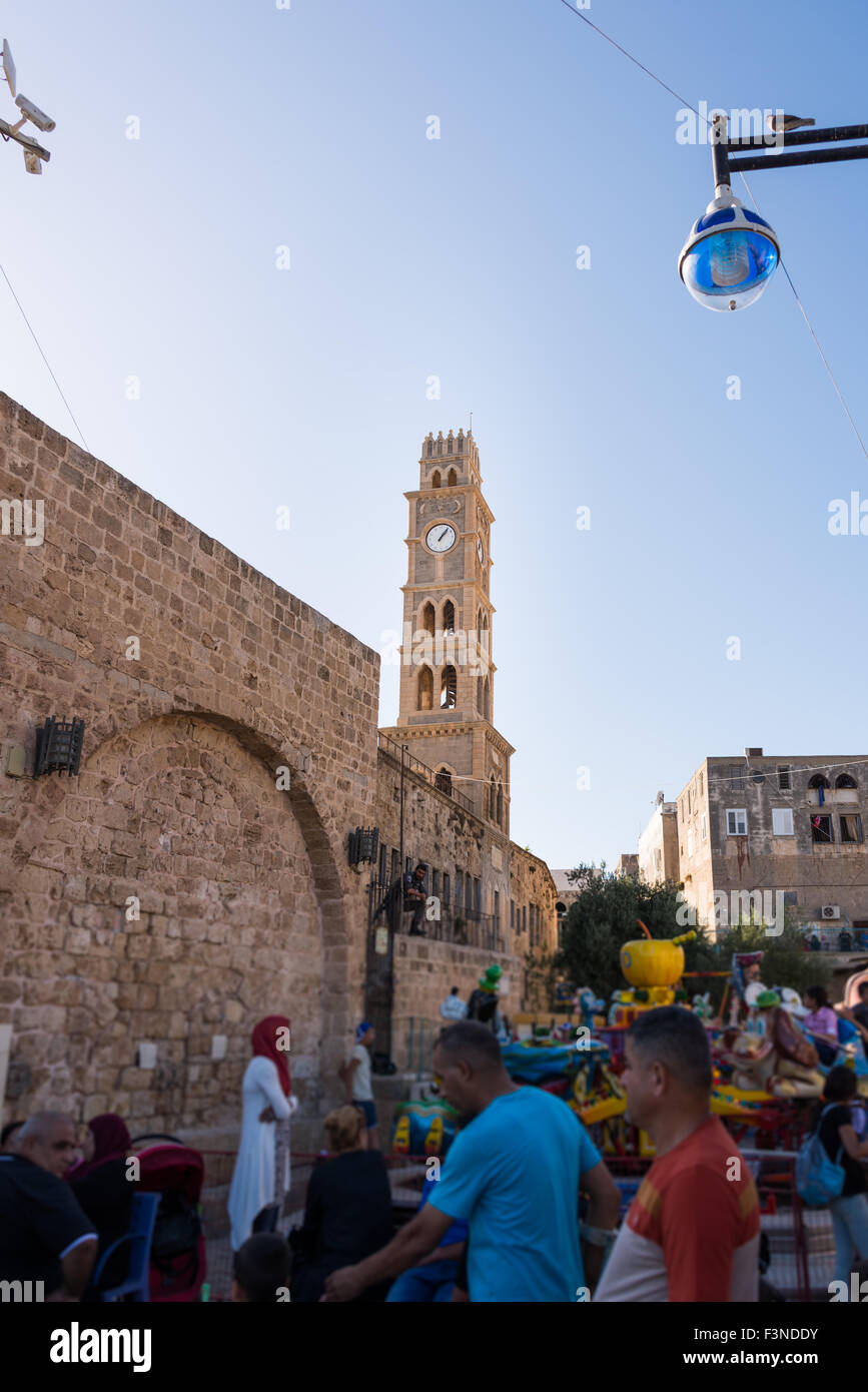 Akko à pied, Israël Banque D'Images