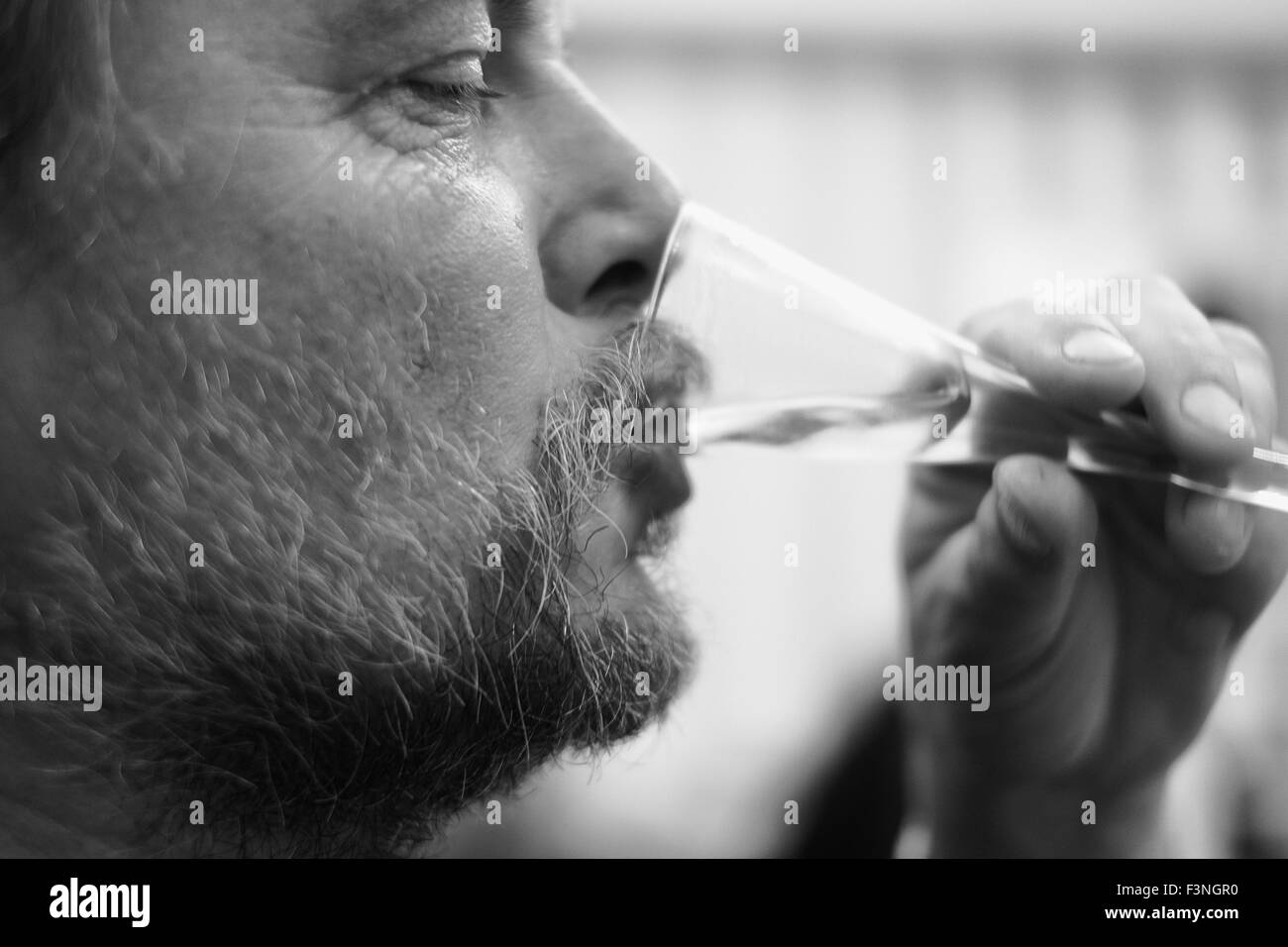 Buveur de vodka, Pologne Banque D'Images