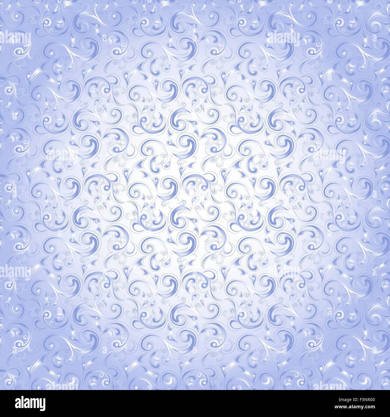 Motifs d'hiver modèle dans les tons de bleu, dessin à la main vector illustration Illustration de Vecteur