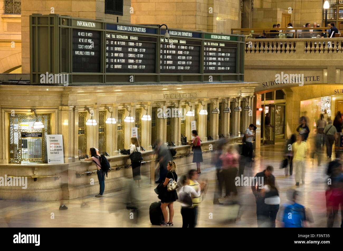 La gare Grand Central Terminal dans Midtown inférieur. La 42e Rue et Park Avenue. Téléphone 212-340-2583. Visite Libre (Wed-Fri 12:3 Banque D'Images