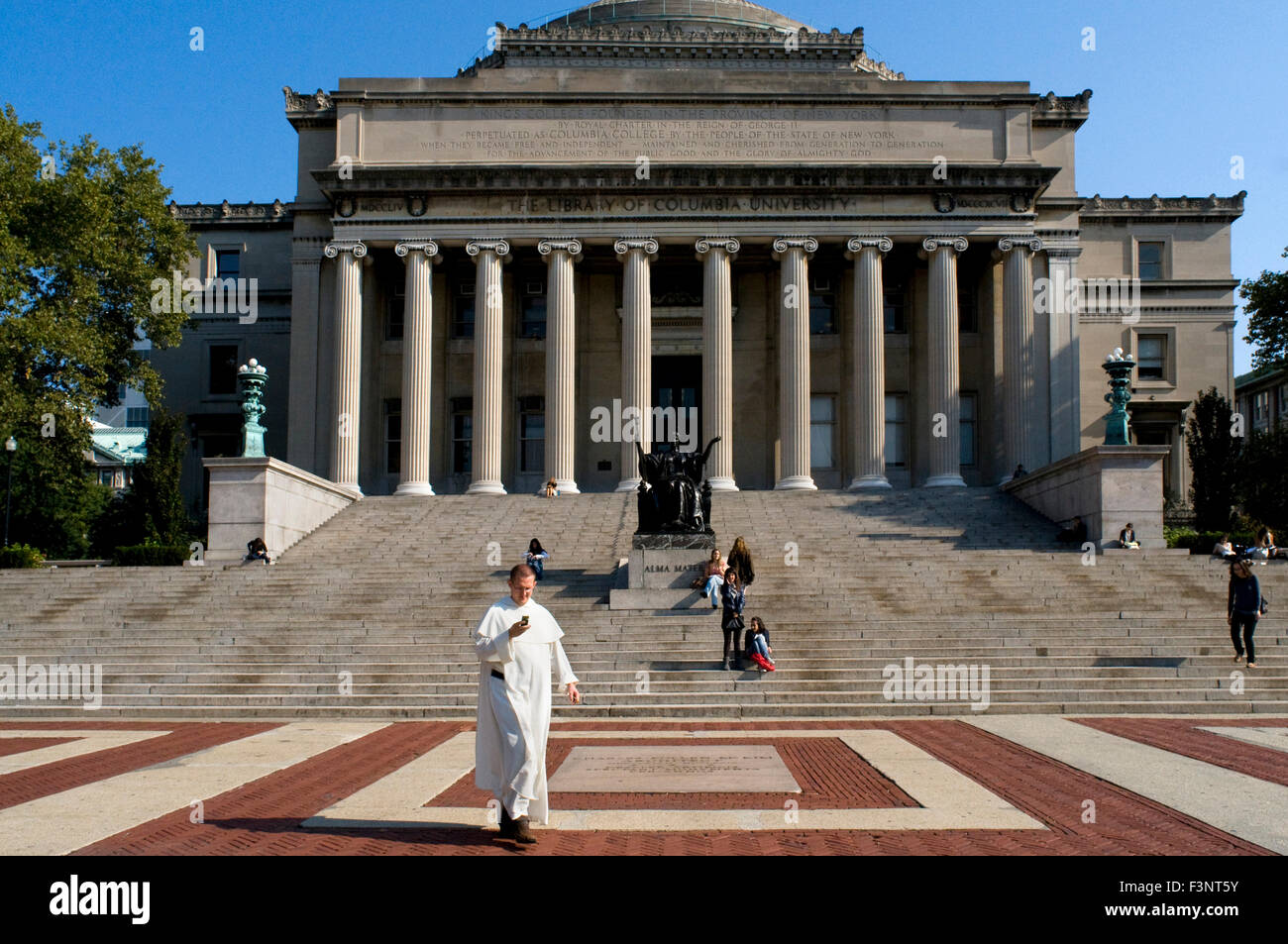 L'Université de Columbia. Broadway 2960 coin de la 116e Rue, (centre d'accueil : 213 Faible Memorial Library, du lundi au vendredi de 9h00 à 17h00). Téléphone 212- Banque D'Images