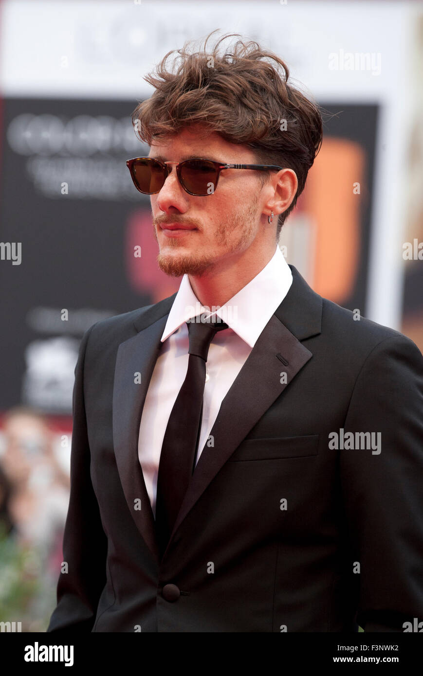 Folletto acteur Antonio à la projection de gala pour le film L'attesa au 72e Festival du Film de Venise, samedi 5 septembre 2015 Banque D'Images