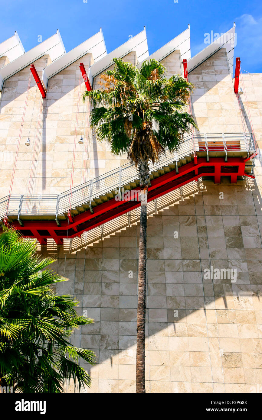 Wifi à l'extérieur de la Los Angeles County Museum of Art (LACMA) situé sur Wilshire Boulevard dans le Miracle Mile District Banque D'Images