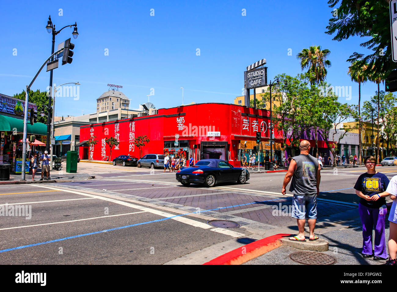 Hollywood Studio Cafe et La Geisha House Restaurant à Hollywood en Californie Banque D'Images