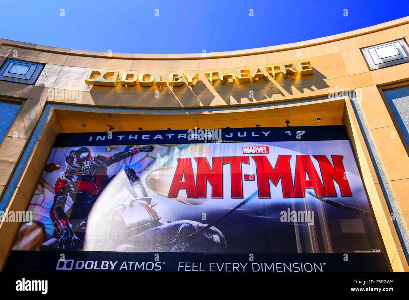 Le Dolby ATMOS Theatre sur Hollywood Boulevard à Hollywood CA Banque D'Images