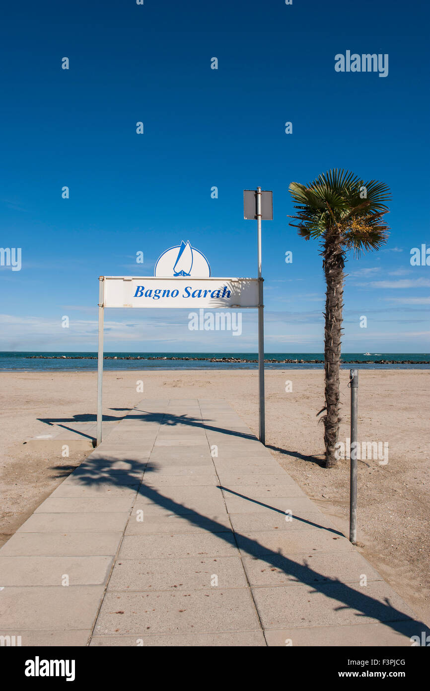 L'Italie, l'Emilie Romagne, Porto Garibaldi, Comacchio Banque D'Images