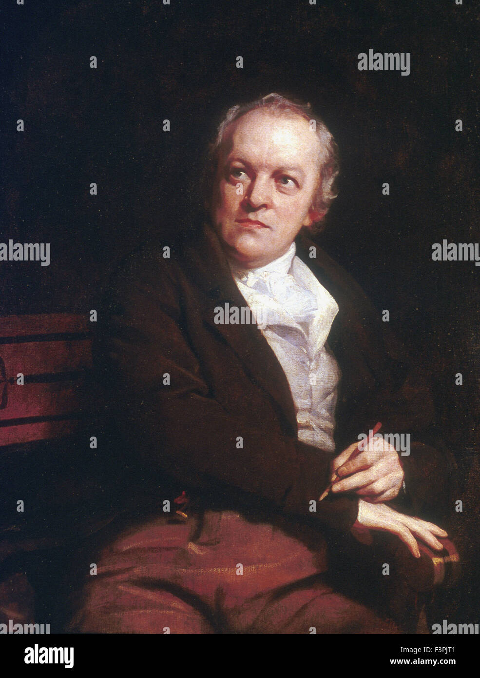 Thomas Phillips - Portrait de William Blake Banque D'Images