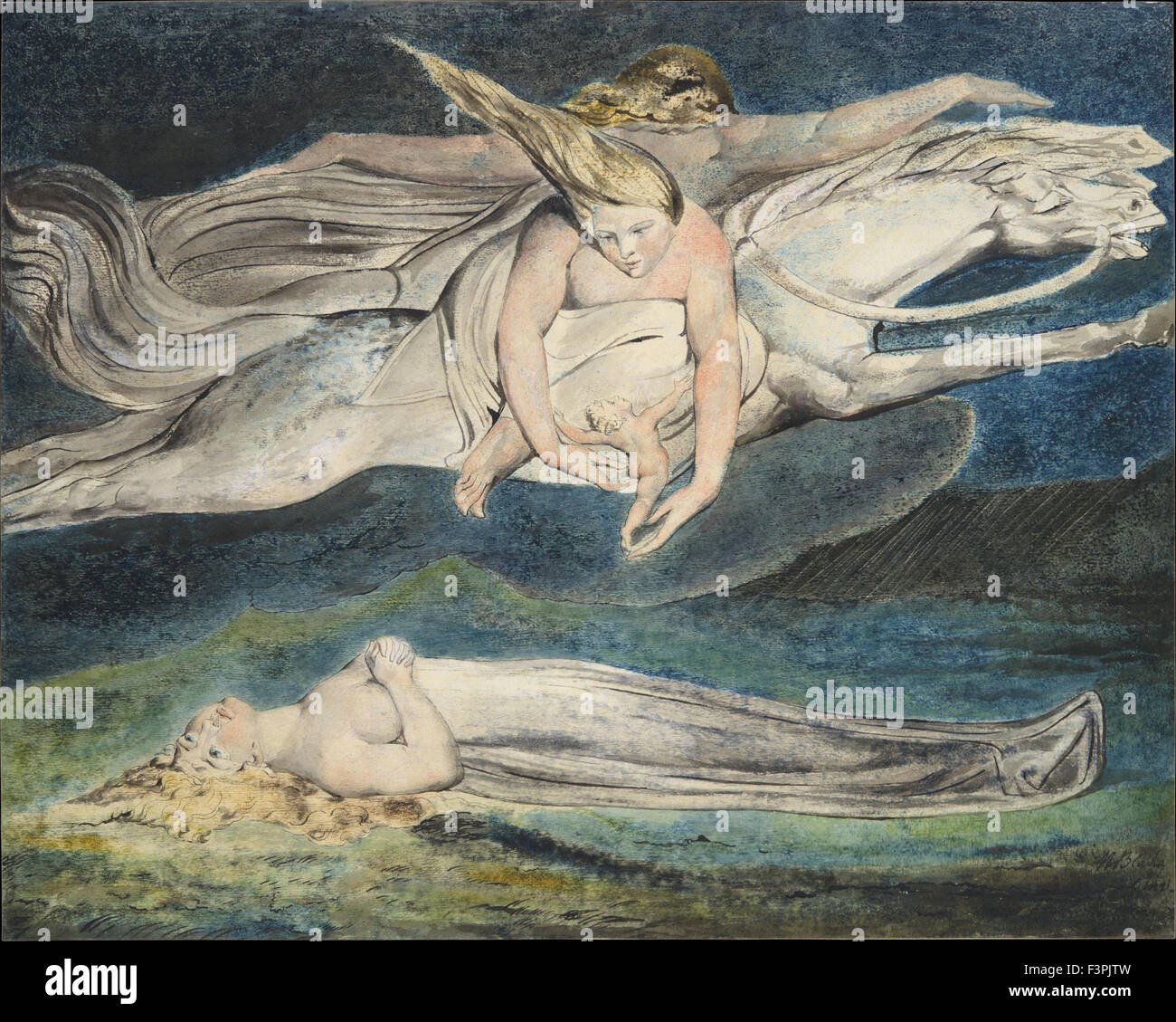William BLake - Dommage Banque D'Images