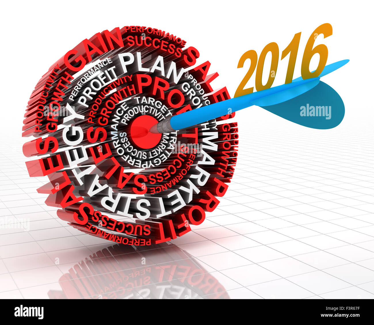 Cible affaires 2016 Banque D'Images