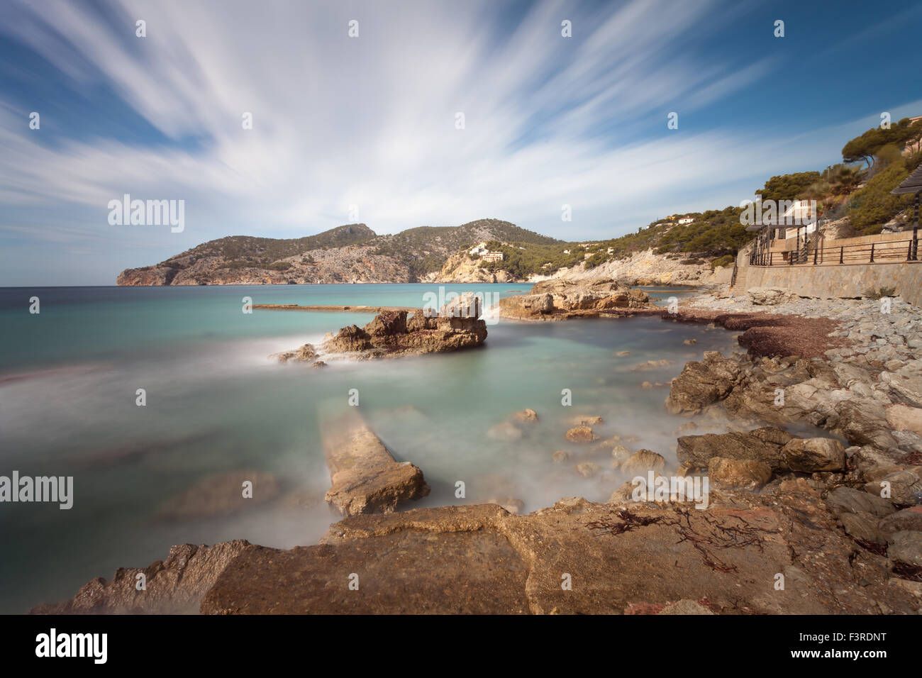 Le magnifique Camp de Mar resort de Majorque, Espagne, 15 milles à l'ouest de Palma Banque D'Images