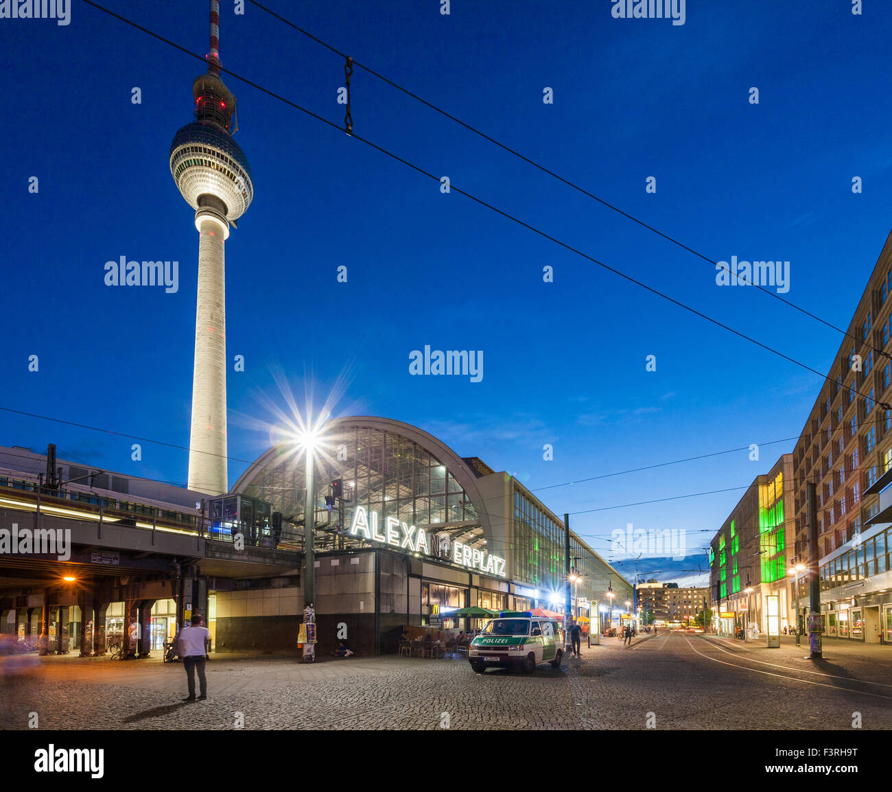 Alexanderplatz, Berlin, Allemagne Banque D'Images