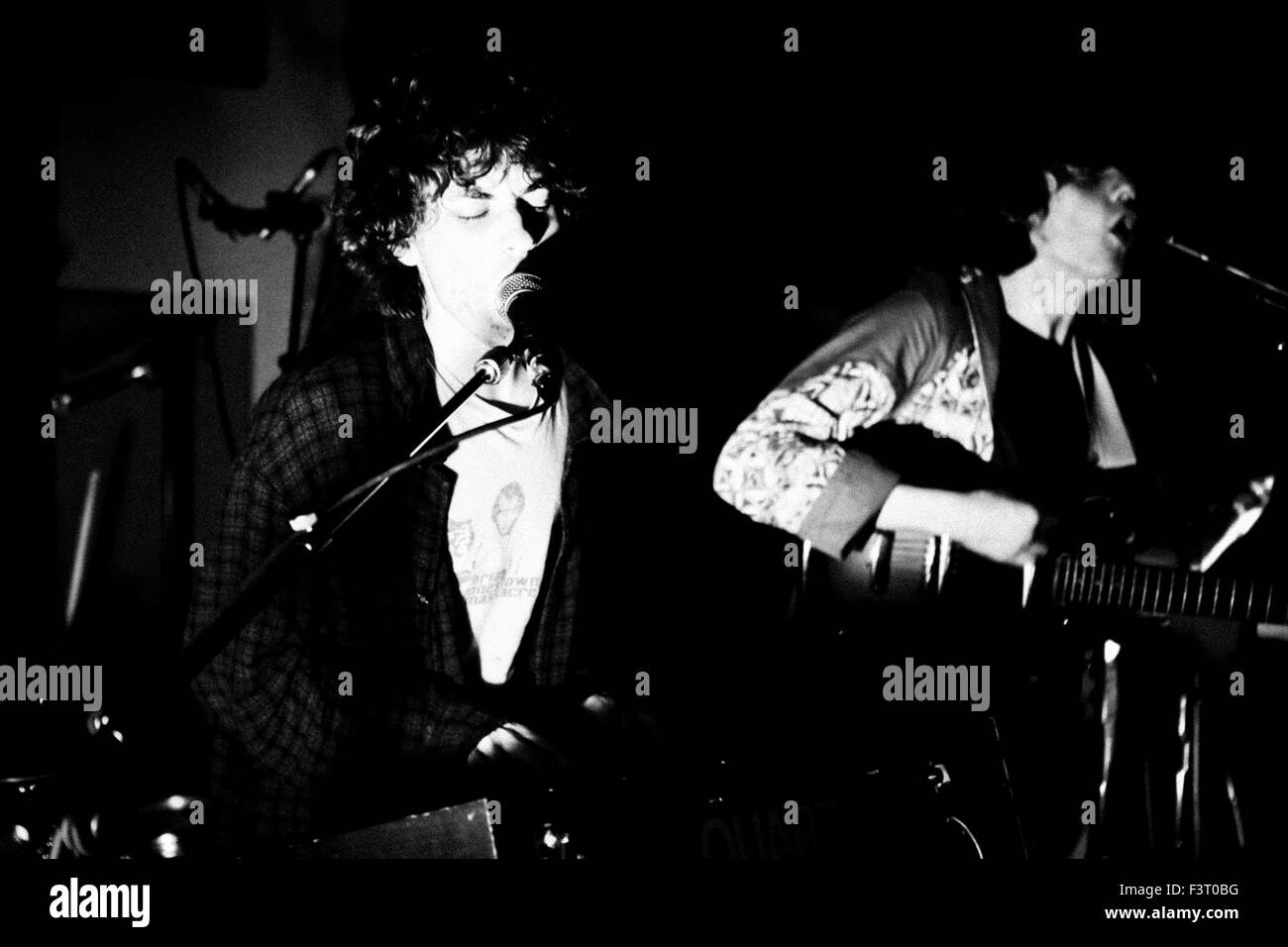 Foxygen @ Fédération de studio d'enregistrement. Bloomington, IN. 7DEC2012 à partir de Wikipedia : 'Foxygen est un duo rock américain formé à l'origine à Westlake Village, en Californie en 2005 par Jonathan Rado et Sam France, 'high school kids obsédé par le Brian Jonestown Massacre'.' Banque D'Images