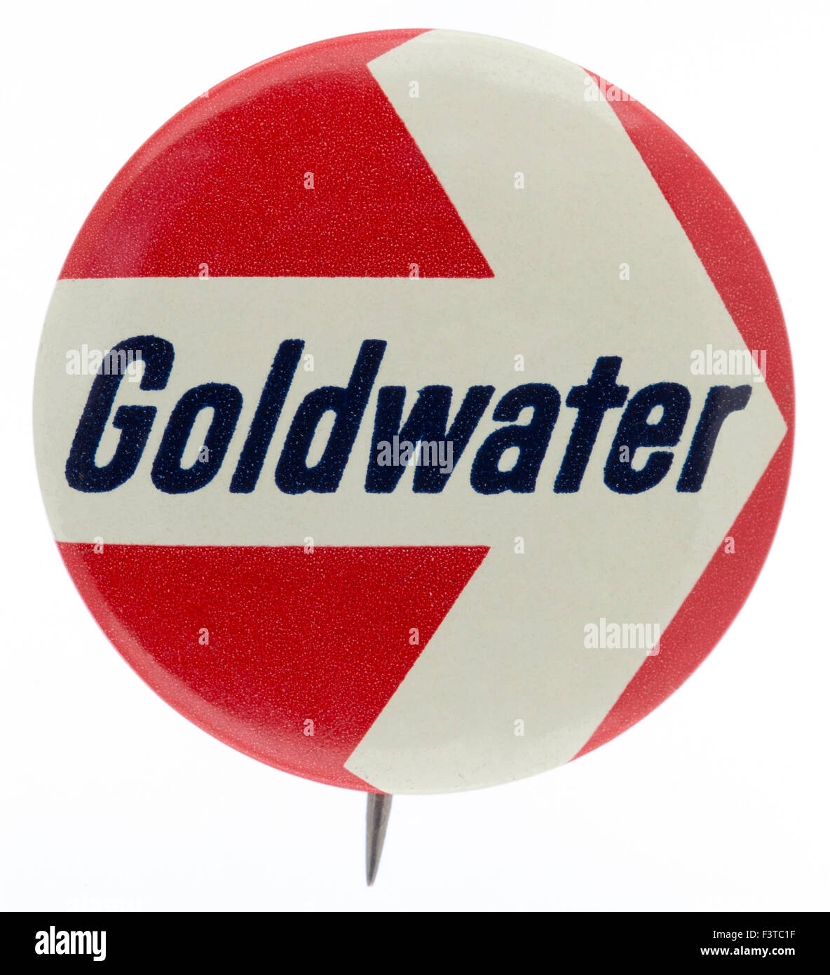 Une campagne présidentielle 1964 Barry Goldwater broche bouton Banque D'Images