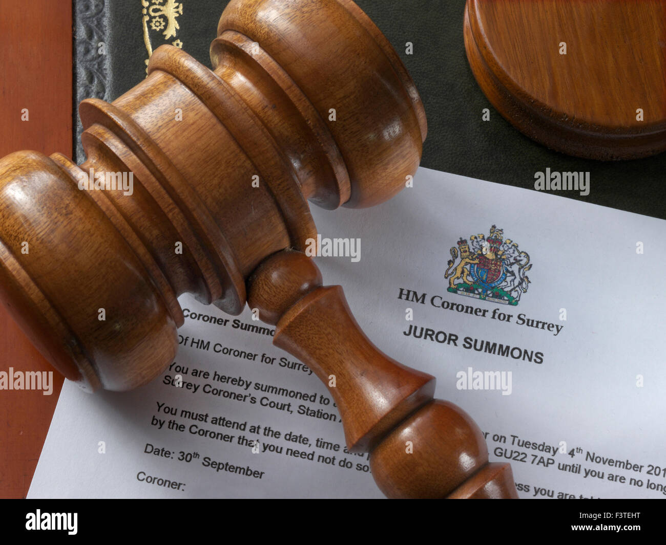 Lettre de convocation du jury Banque de photographies et d’images à