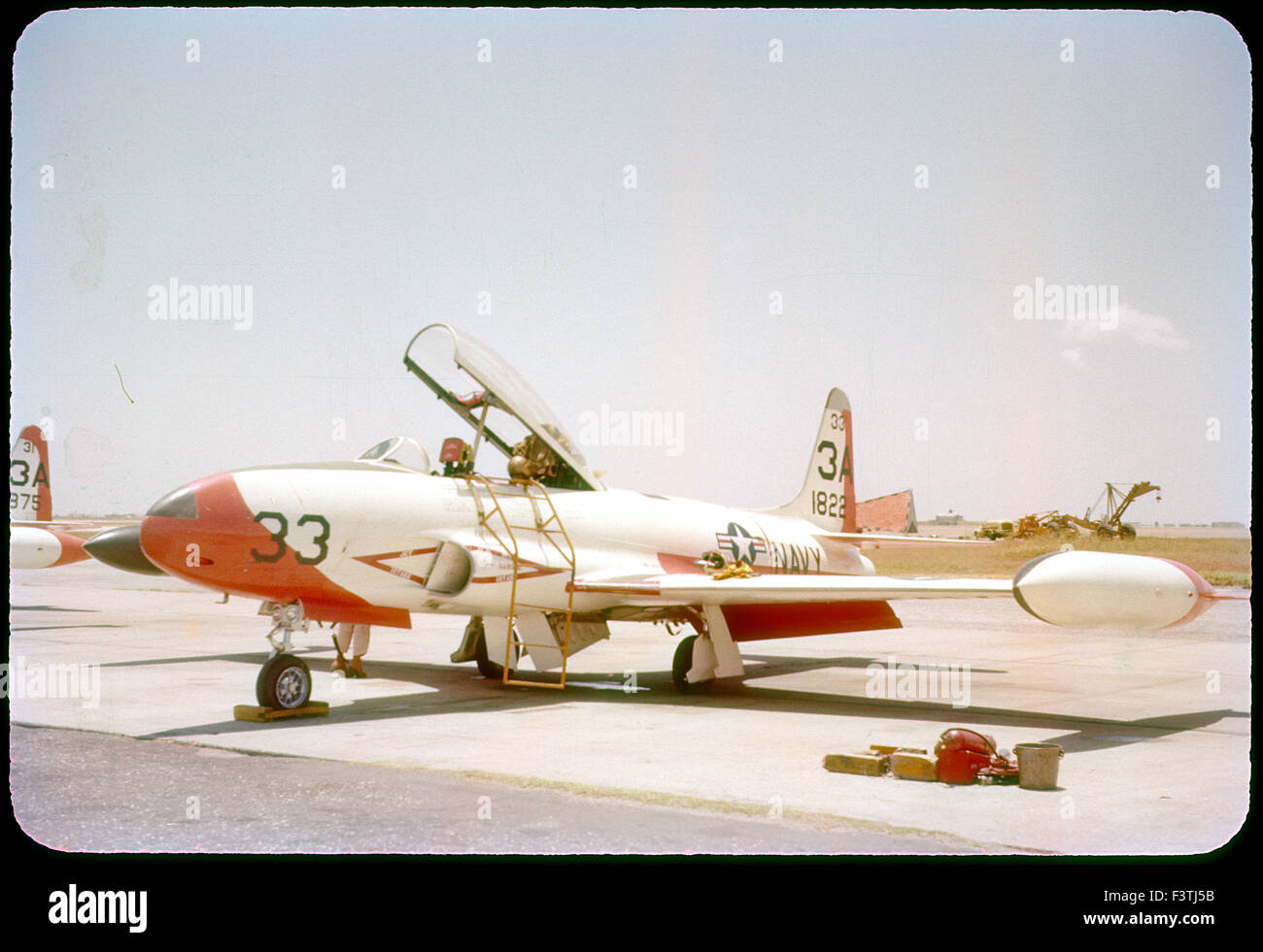 T-33 trainer Corpus Christi, Texas. United States Navy Banque D'Images