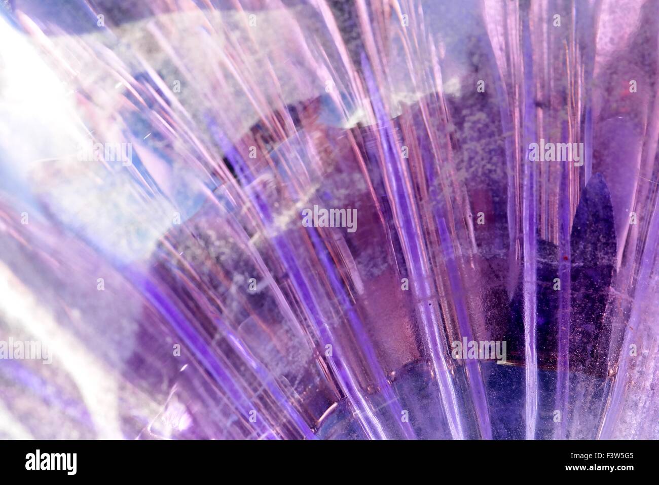 Fond de verre craquelé Banque D'Images