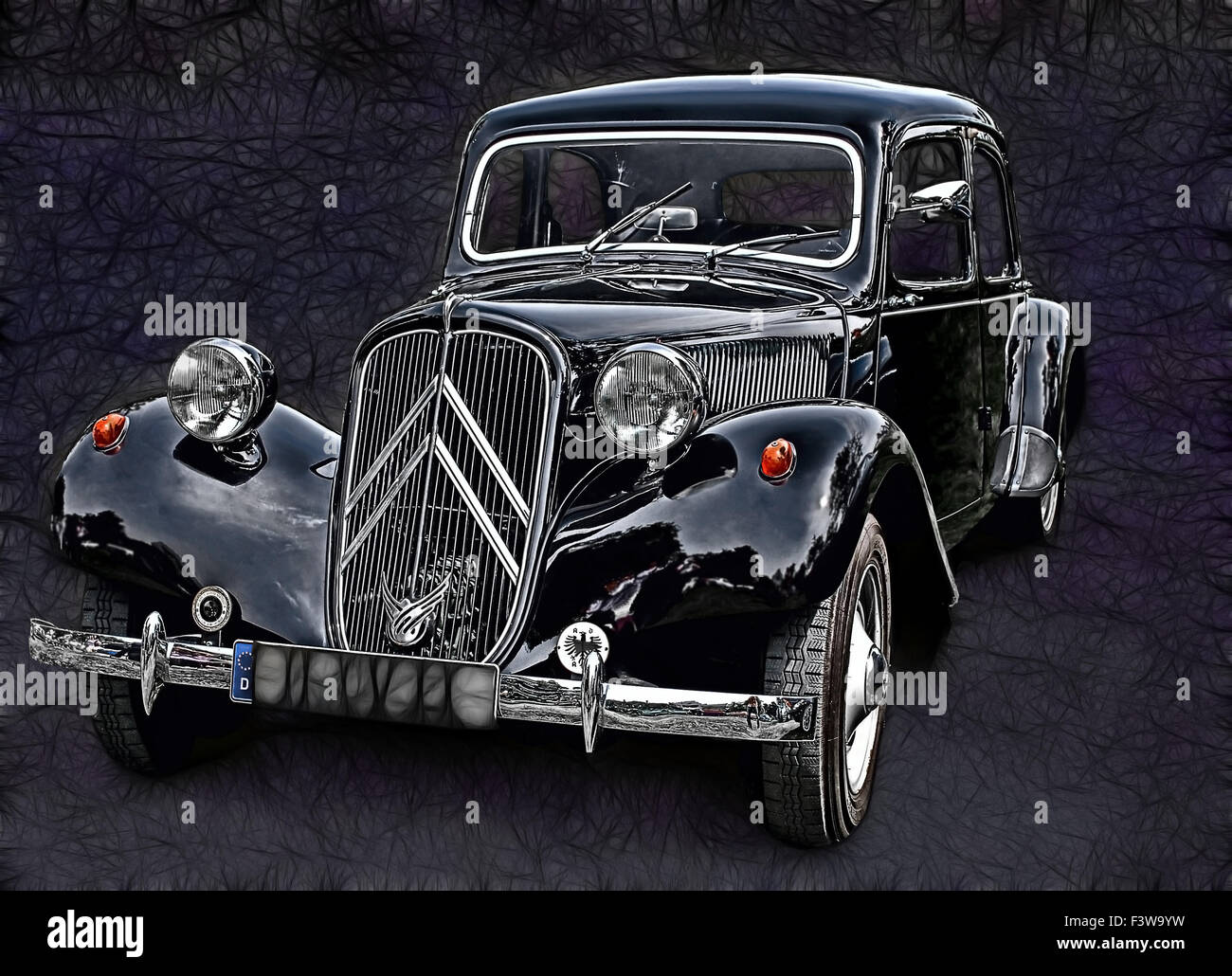 Bon vieux temps sur roues Banque D'Images