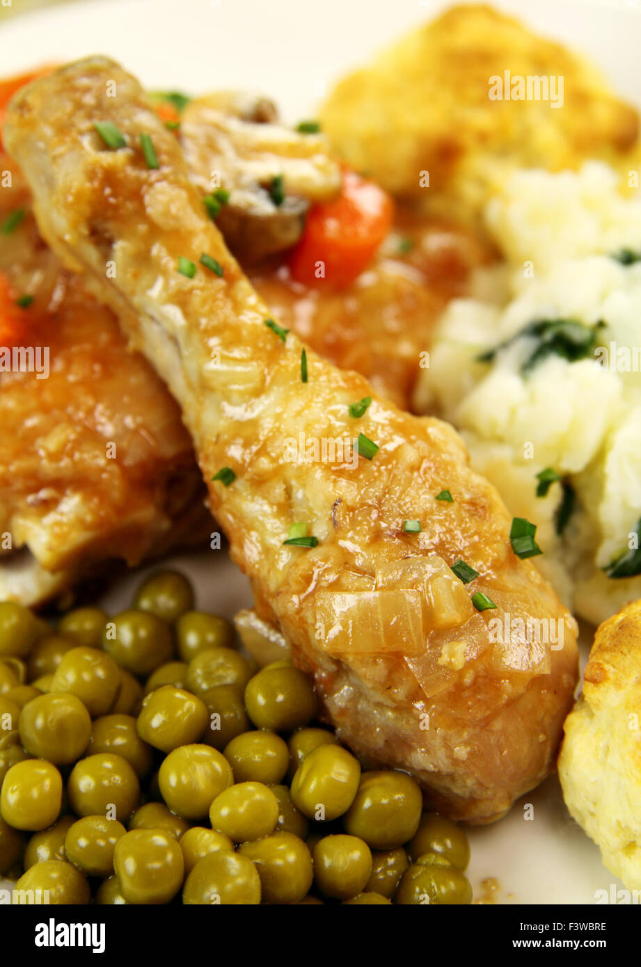 Pilons de poulet Banque D'Images