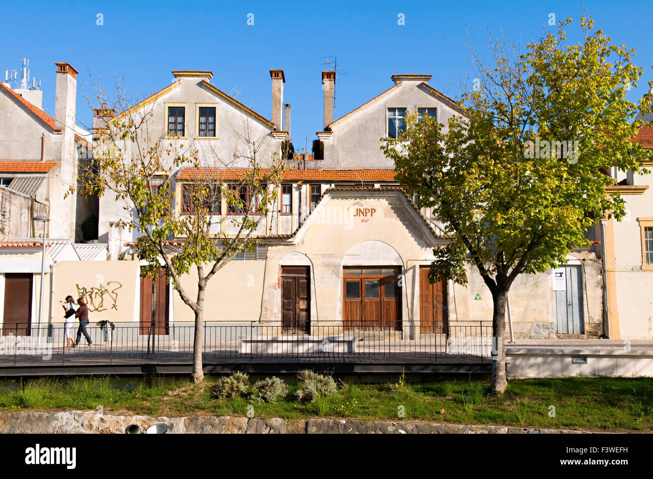 Le point de vue de l'antique house Banque D'Images