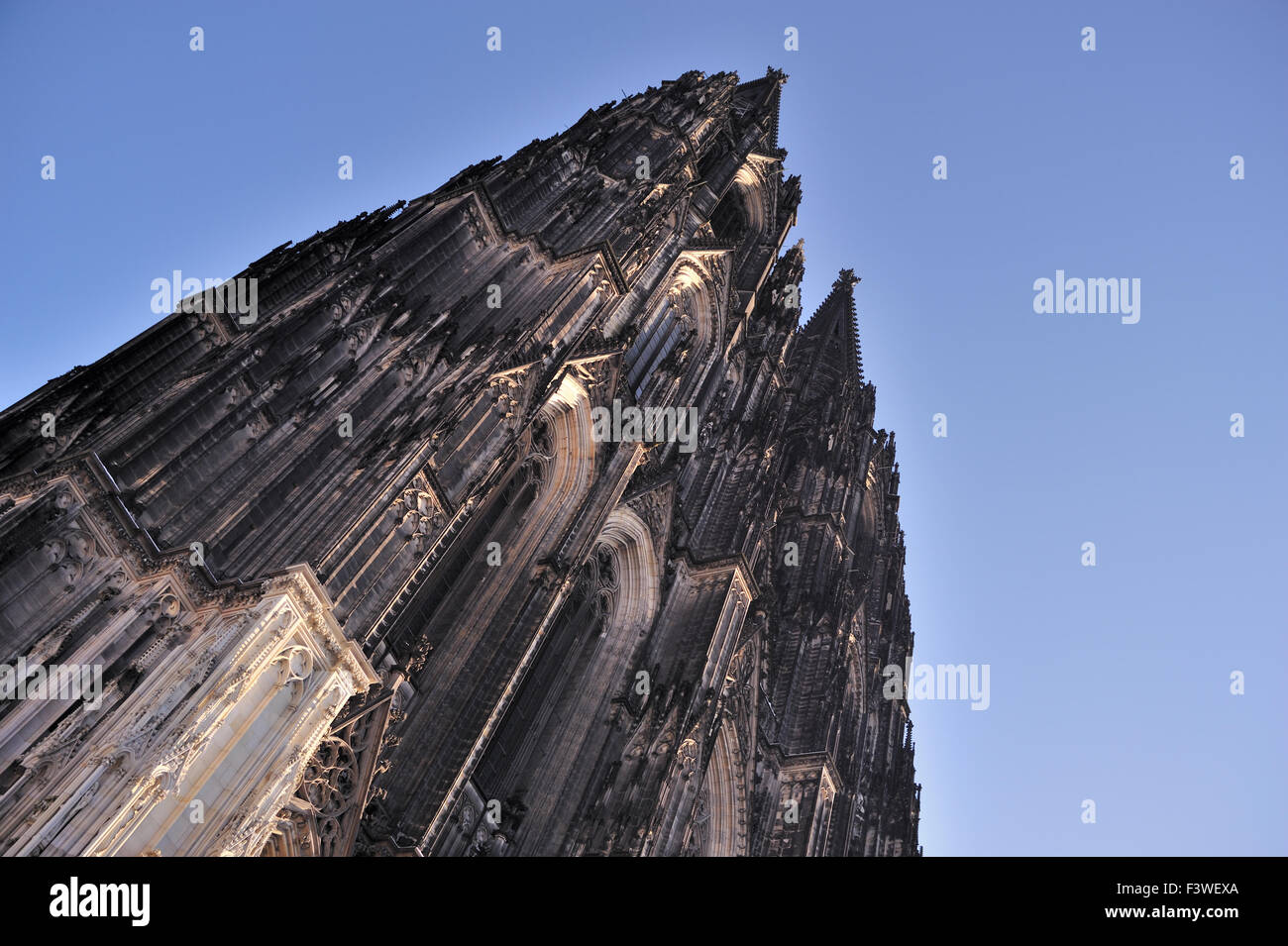Tours de la cathédrale de Cologne Banque D'Images