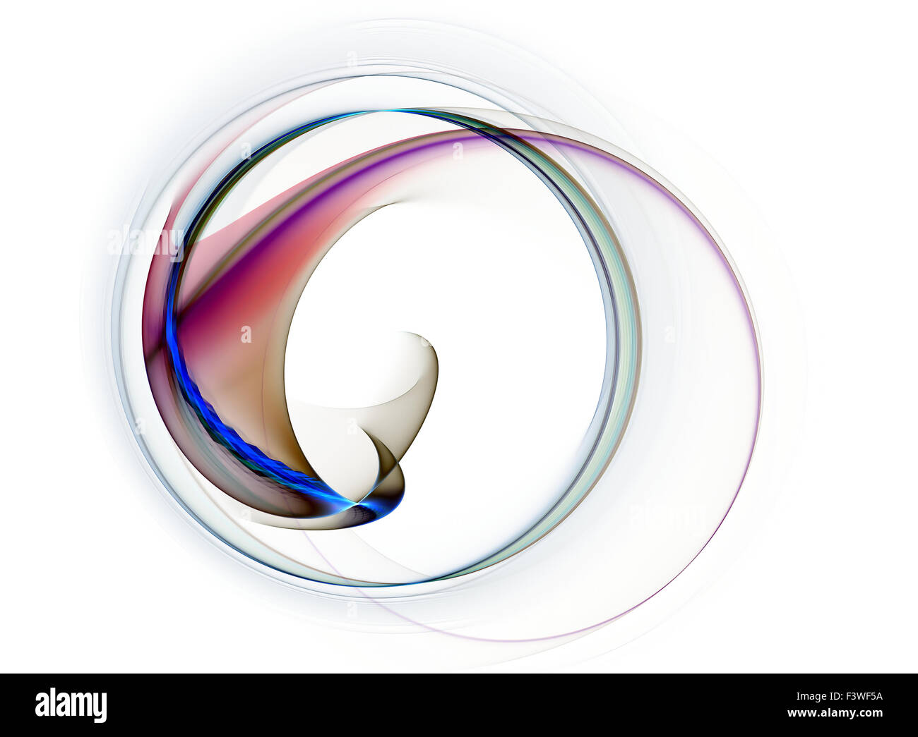 Mouvement circulaire colorée Banque D'Images