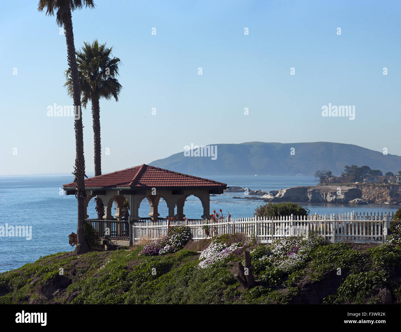 Magnifique pavillon surplombe Pismo Beach Banque D'Images