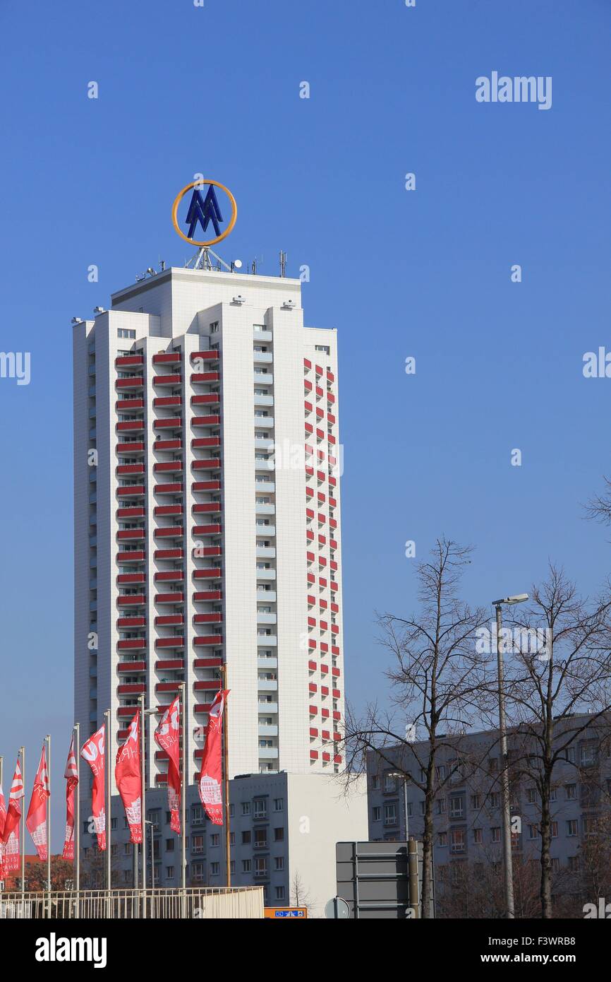 Chambre haute à Leipzig Banque D'Images