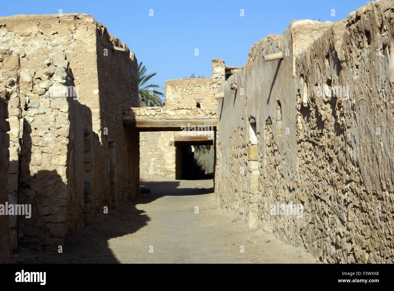 Les murs de pierre et les ruines Banque D'Images